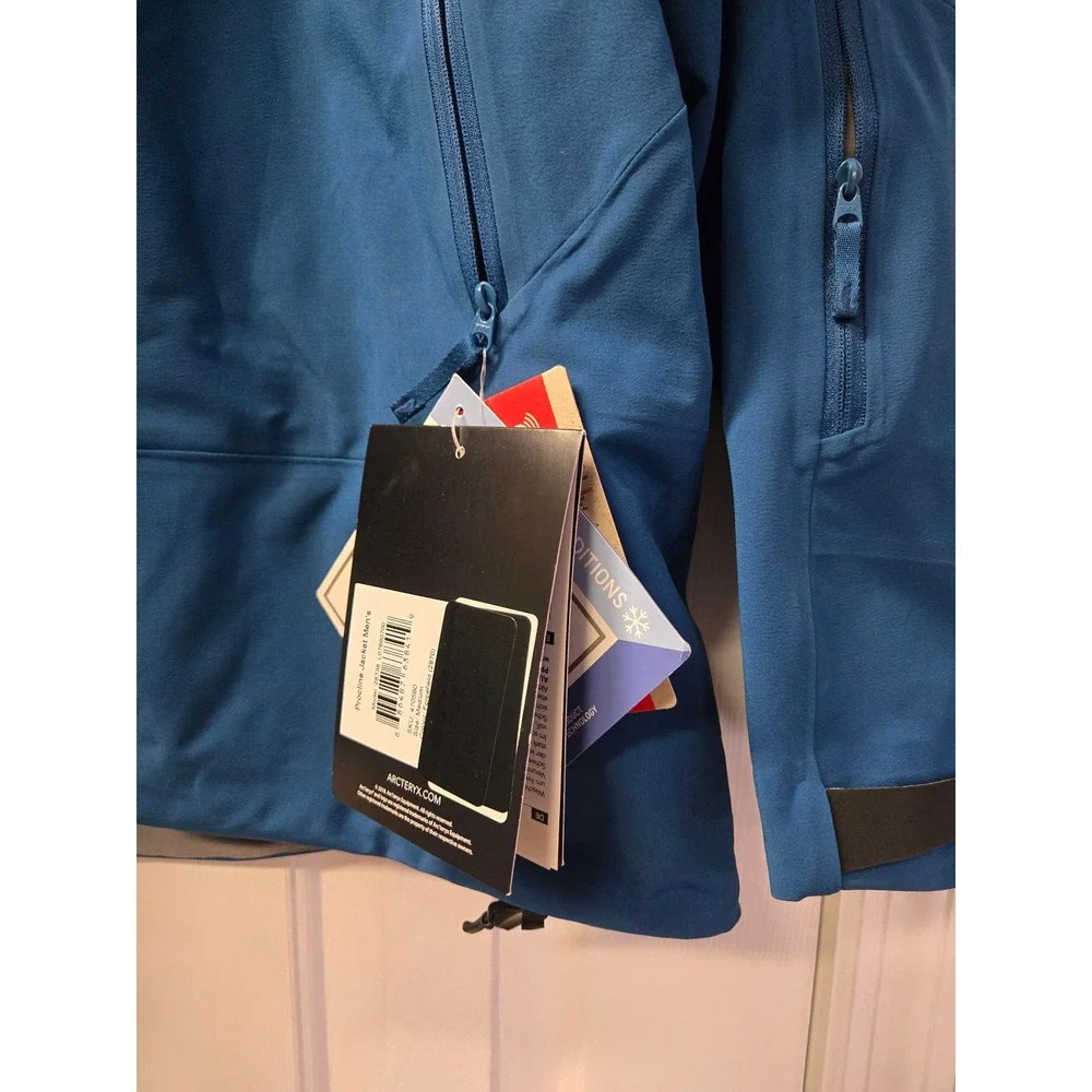 Arcteryx Procline Mens Jacket Blue GORE-TEX INFINIUM Softshell Hooded 28738 NEW